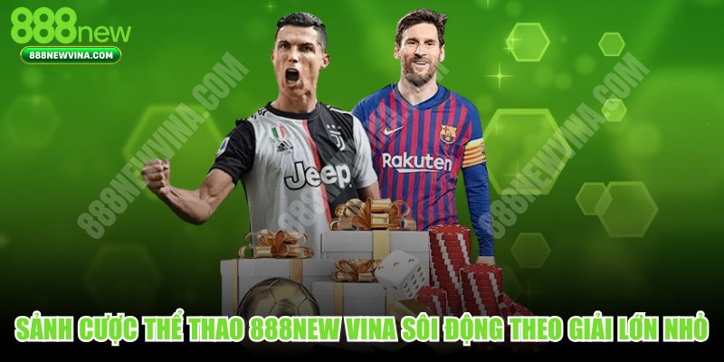 Sảnh cược thể thao 888NEW VINA đầy sôi động theo giải lớn nhỏ