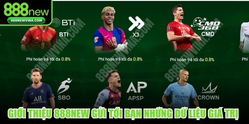 Giới thiệu 888NEW gửi tới bạn những dữ liệu giá trị nhất