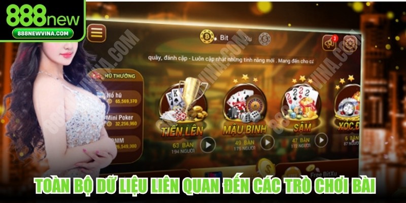 Thông tin game bài trực tuyến toàn bộ dữ liệu liên quan đến các trò chơi bài 